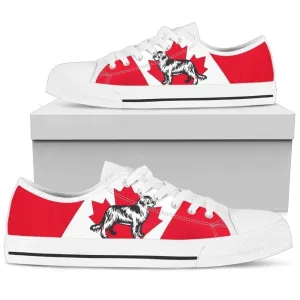 Stylish And Comfortable Newfoundland Women Low Top Shoes, Low Top Sneaker, Low Top Canvas Shoes