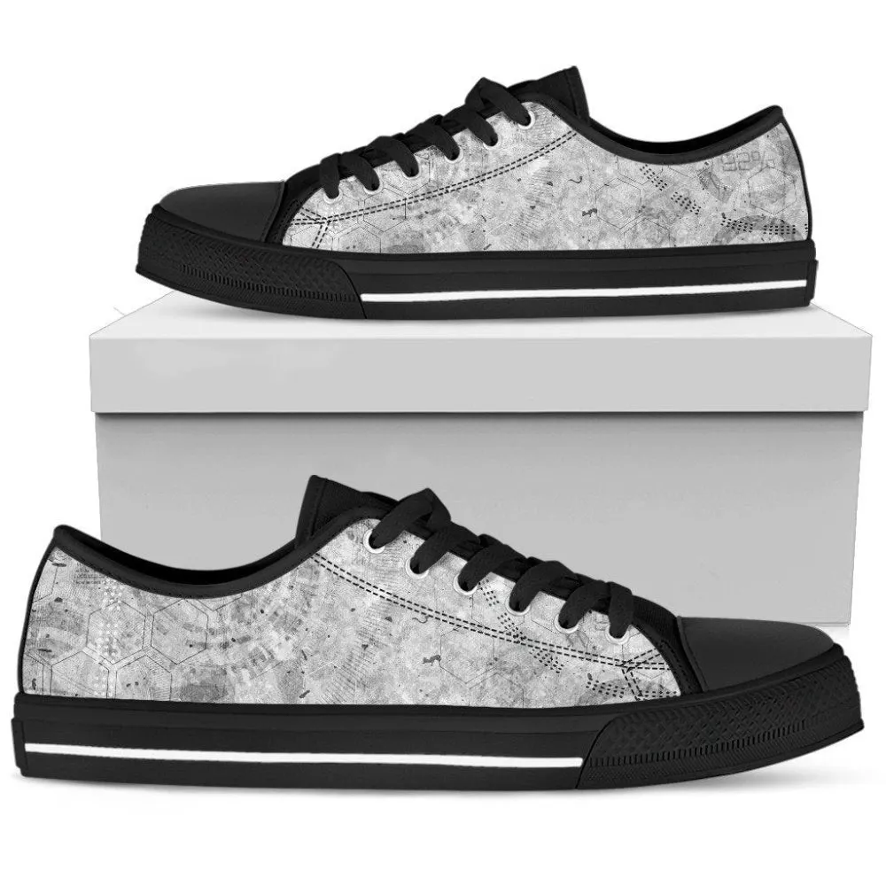 Stylish Grey Women Low Top Shoes , Low Top Sneaker, Low Top Canvas Shoes