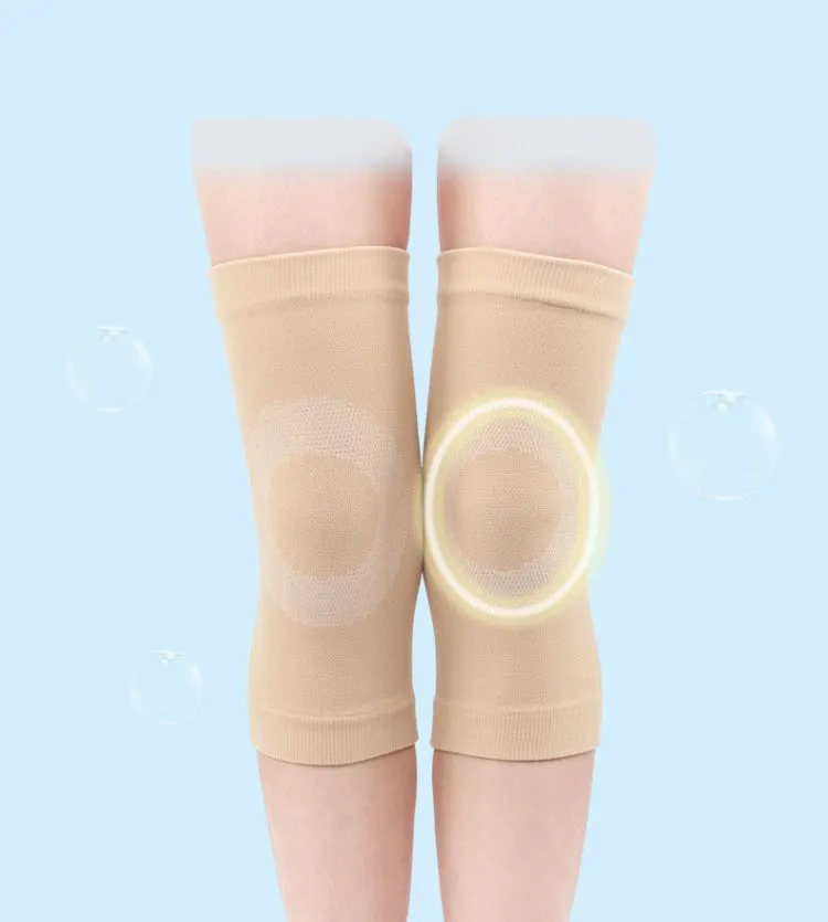 Thin Nylon Stockings Joint Warmth Sports Knee Pads, Specification: XL (Black)