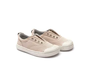 Tip Toey Joey KIDS SNEAKERS SPICE GREEN - NUDE ECO CANVAS