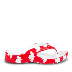 Toddlers' Flip Flops - Canada (Red/White)