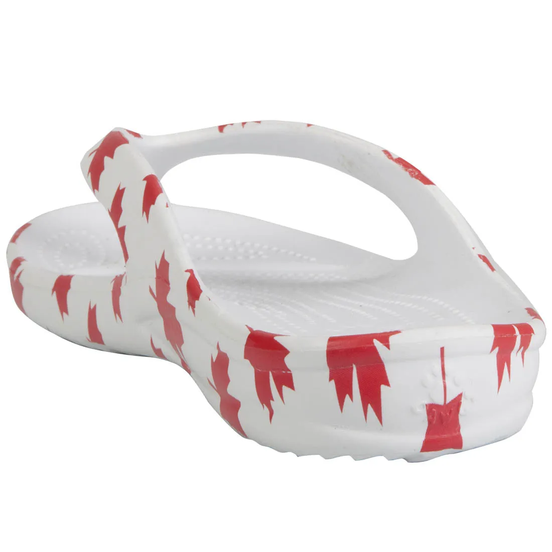 Toddlers' Flip Flops - Canada (White/Red)