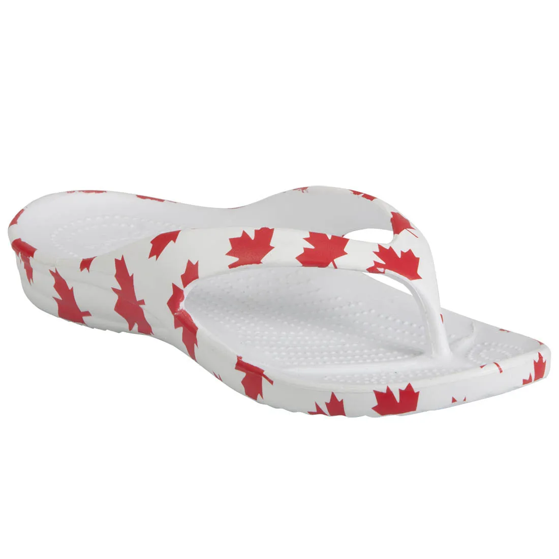 Toddlers' Flip Flops - Canada (White/Red)