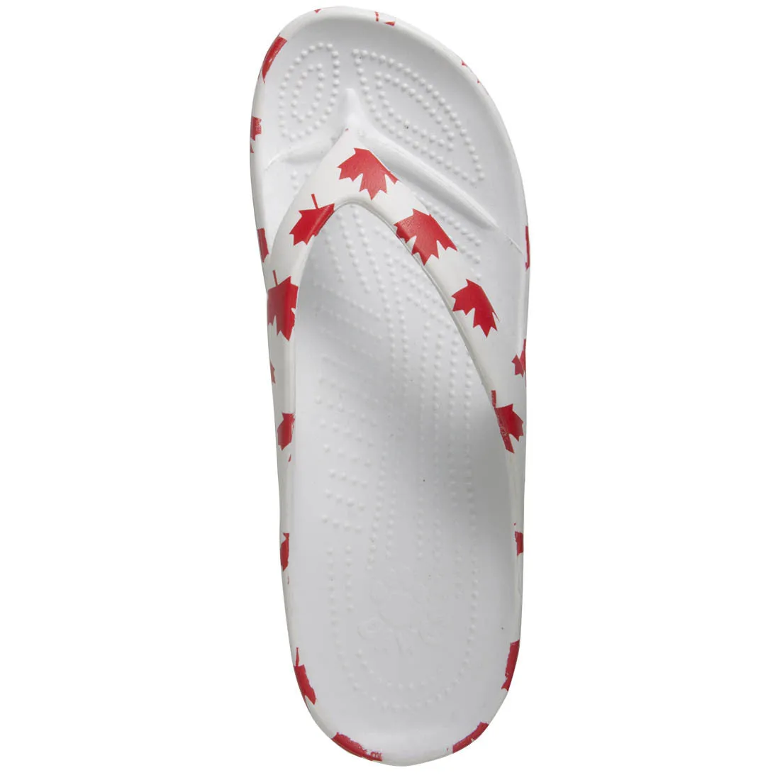 Toddlers' Flip Flops - Canada (White/Red)