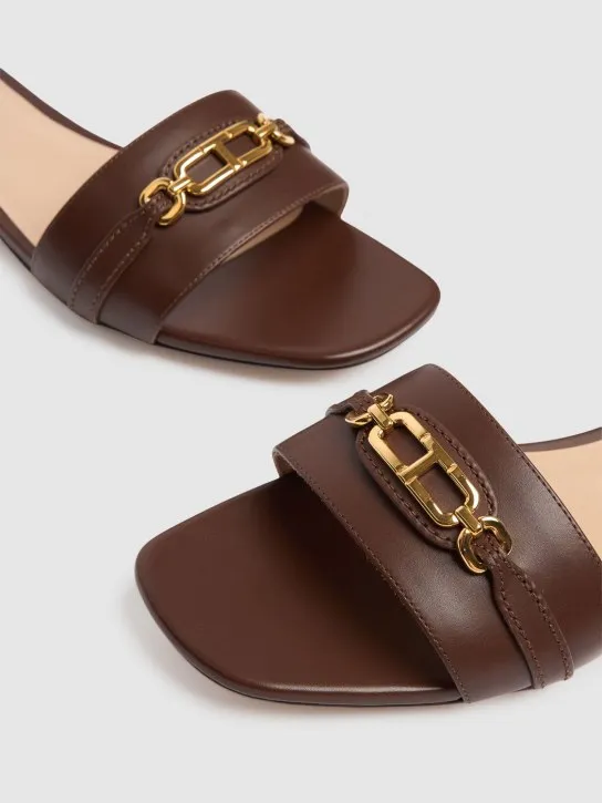 Tom Ford   5mm Whitney soft leather flat slides 