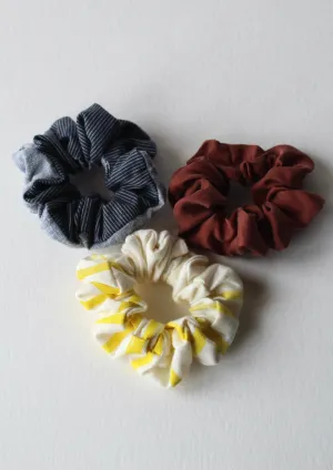 Trio Scrunchies Yellow