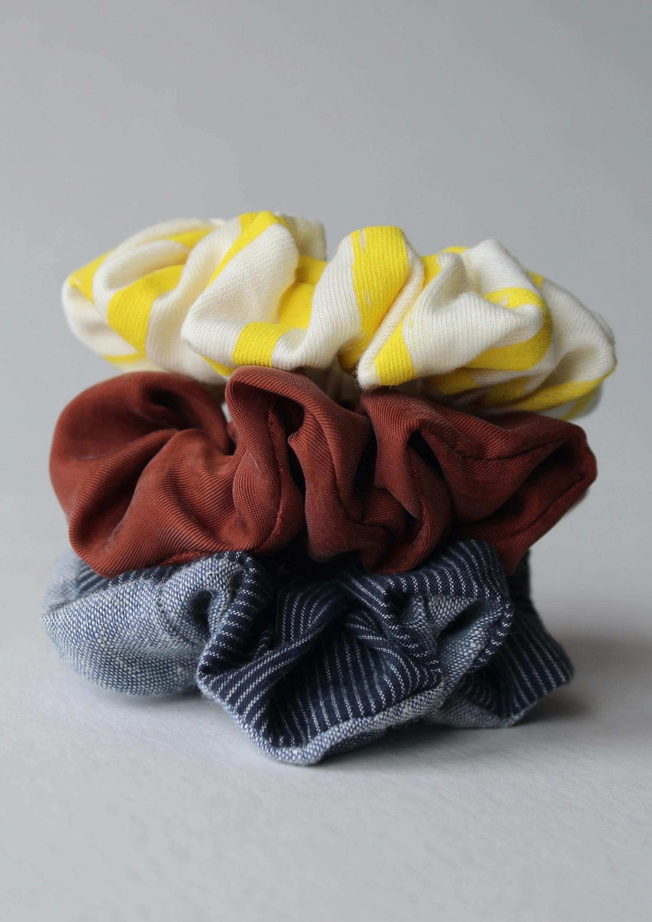 Trio Scrunchies Yellow