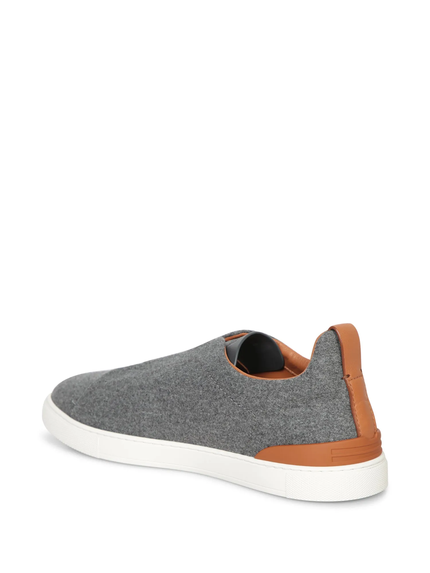 Triple Stitch Grey Sneakers