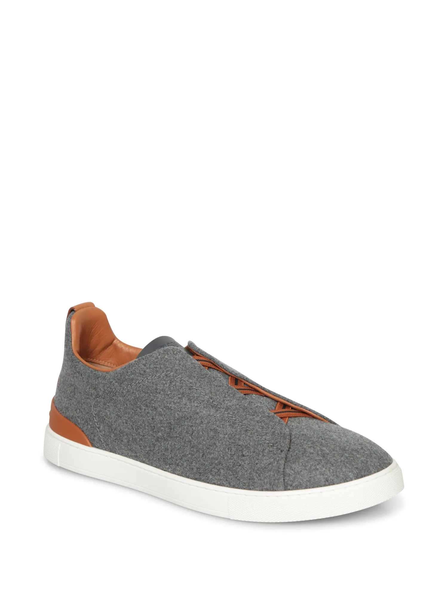 Triple Stitch Grey Sneakers