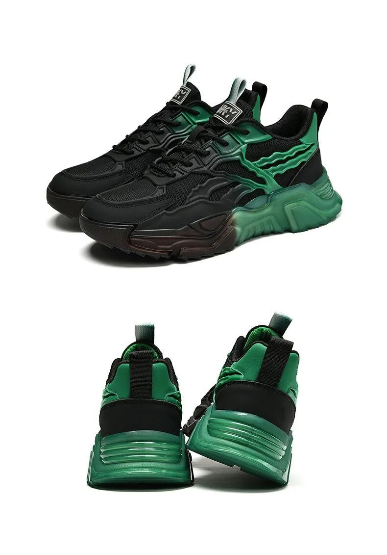 Two Tone Plasma Chunky Sneakers