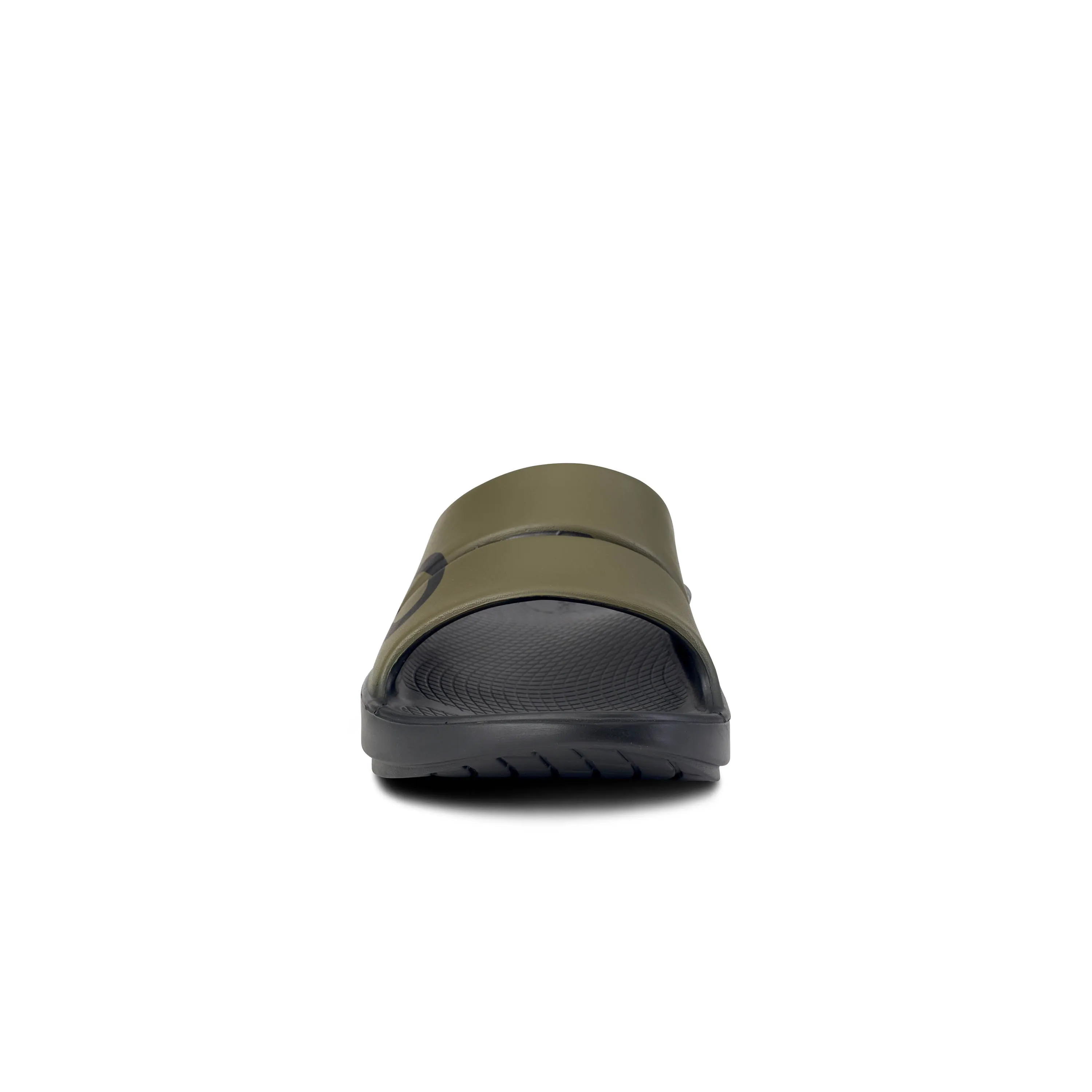 Unisex Oofos OOahh Sport Slide Sandal Color: Tactical Green