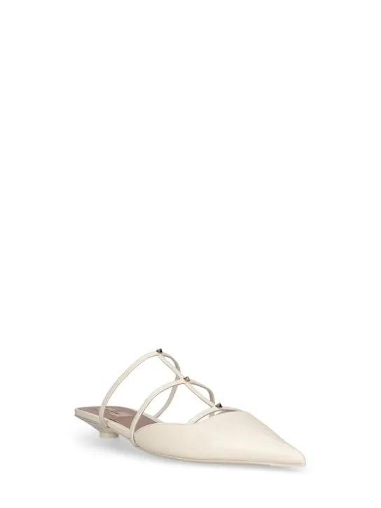 Valentino Garavani   20mm Rockstud leather mules 