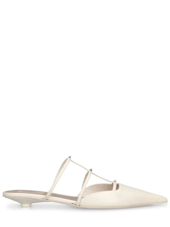 Valentino Garavani   20mm Rockstud leather mules 