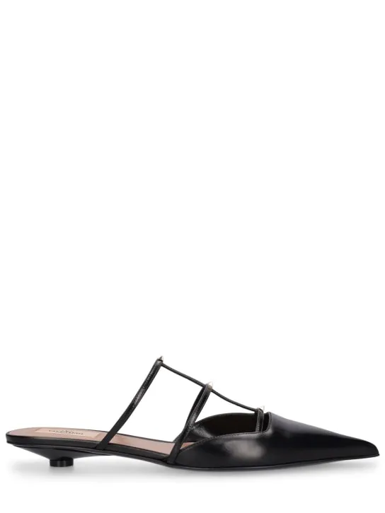 Valentino Garavani   20mm Rockstud leather mules 