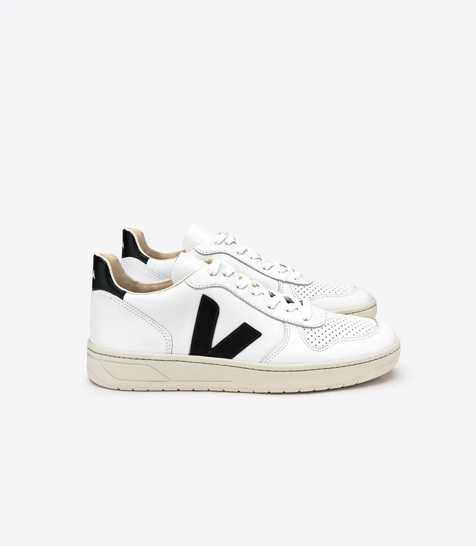 VEJA - V10 Leather Extra White Black