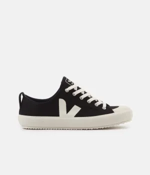 Veja Womens Nova Canvas Shoes - Black / Pierre