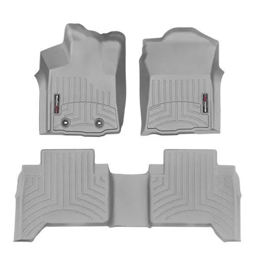 WeatherTech Front & Rear DigitalFit FloorLiner | Grey - 2023-2016 Toyota Tacoma