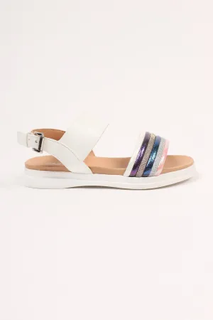 White Strap Sandal