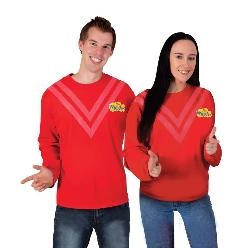 Wiggles Adult Costume Top - Red