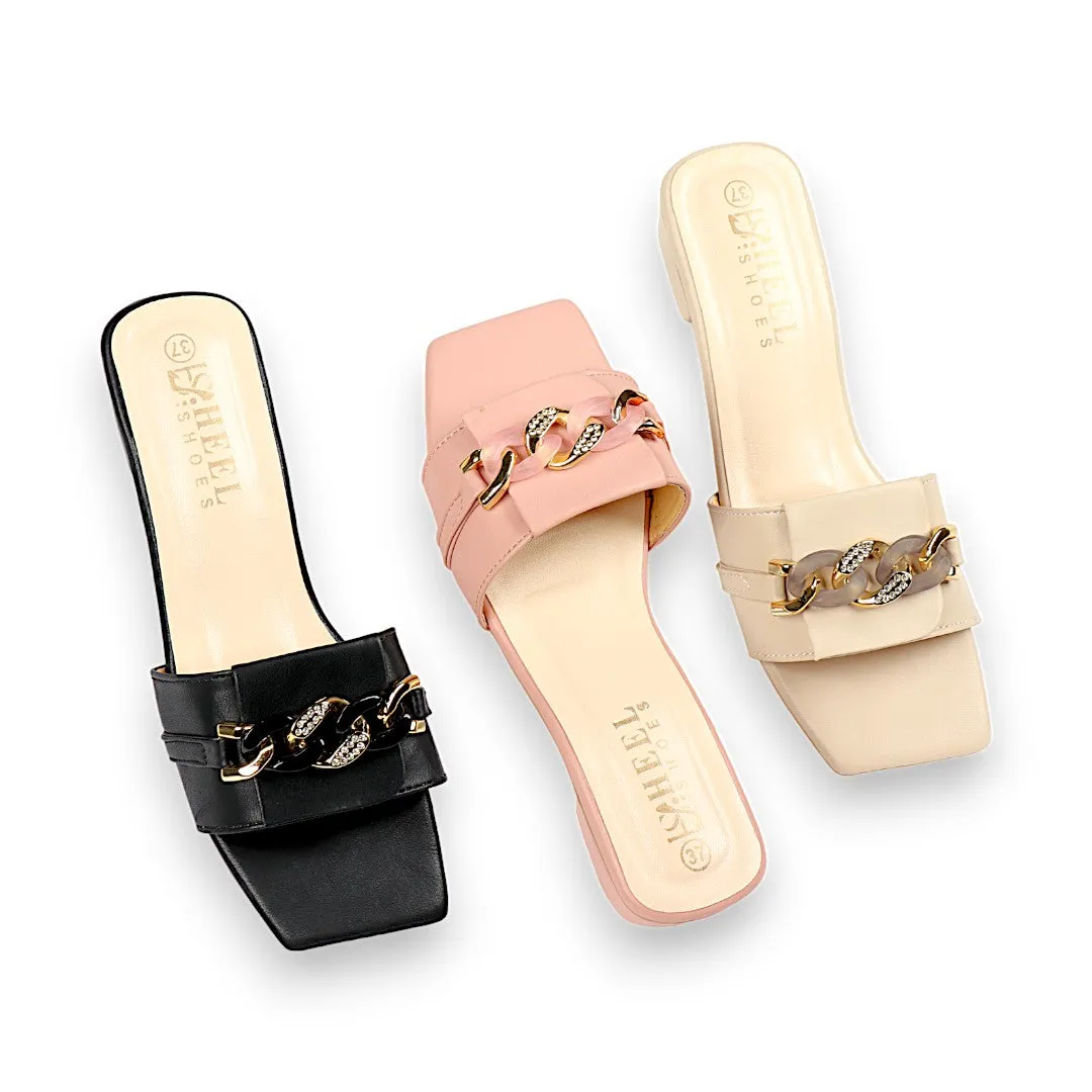 WOMEN LOW HEEL SANDAL