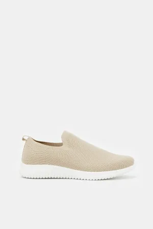 Women Pink Slip-On Sneakers