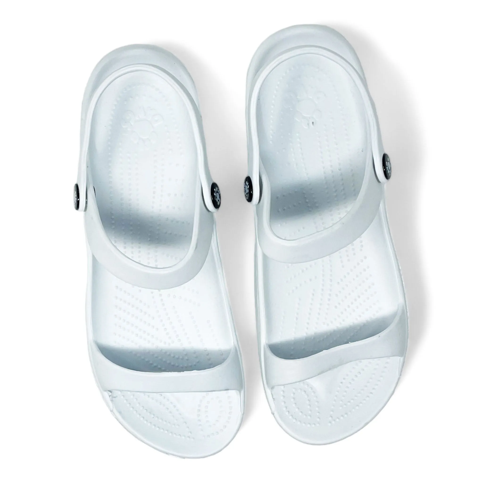 Women's 3-Strap Sandals - White