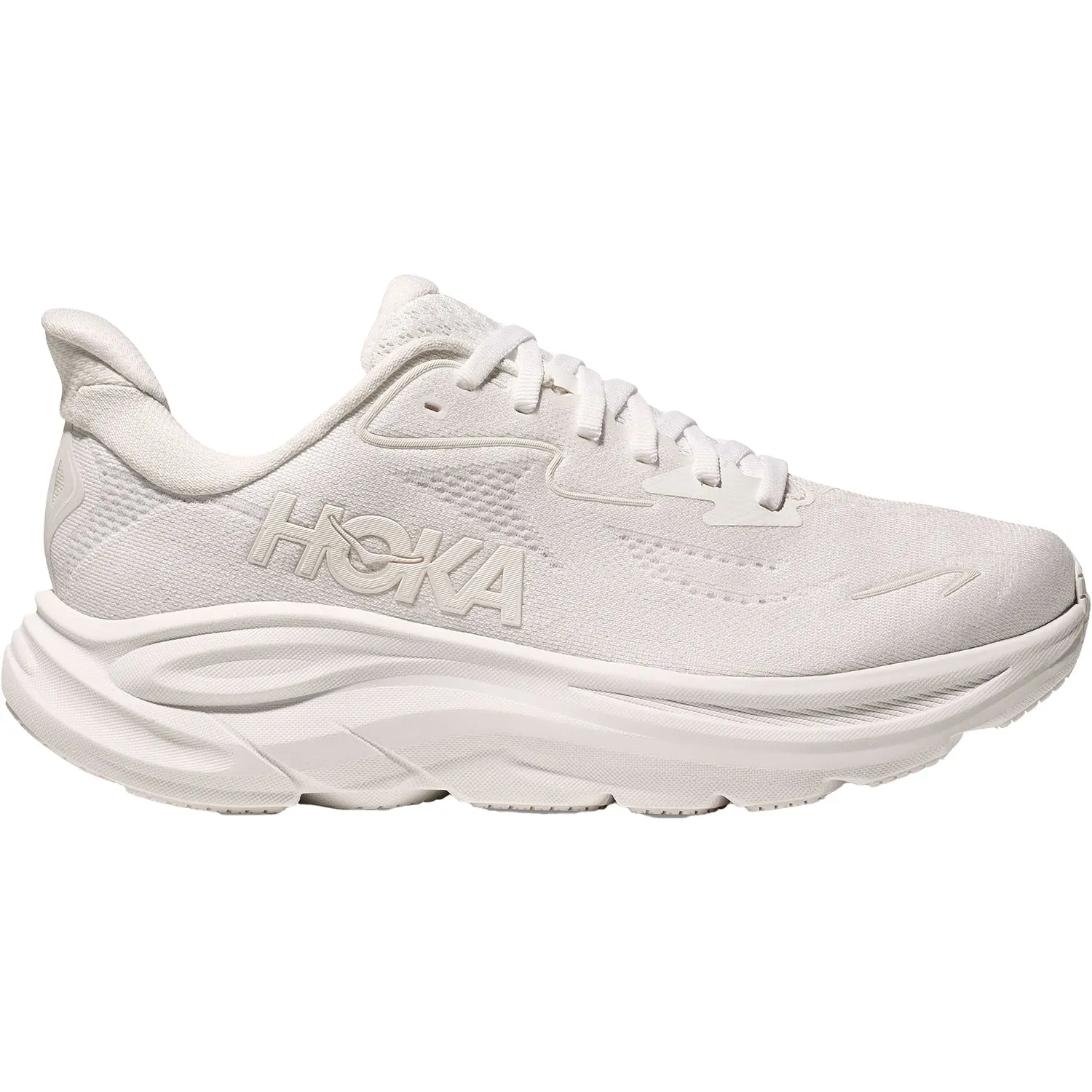 Women's Hoka Clifton 10 White/White Mesh