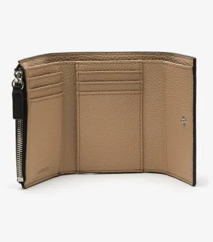 Women's Lacoste Anna Snap Front Wallet Noir Krema