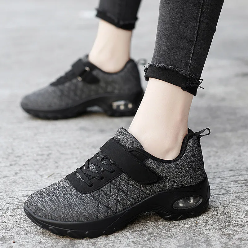 Women's Pumps Low-top Flying Woven Shoes Muffin Rocking Shoes