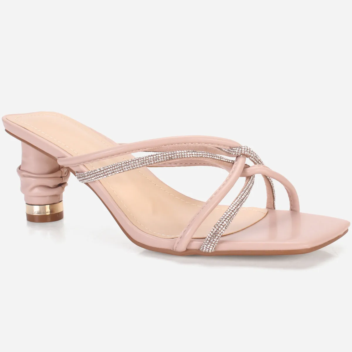 Women's "KESHA" Shimmery Slide in Sandals