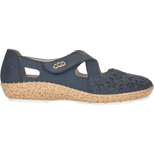 Women's Rieker 44856-14 Cindy 56 Navy Nubuck