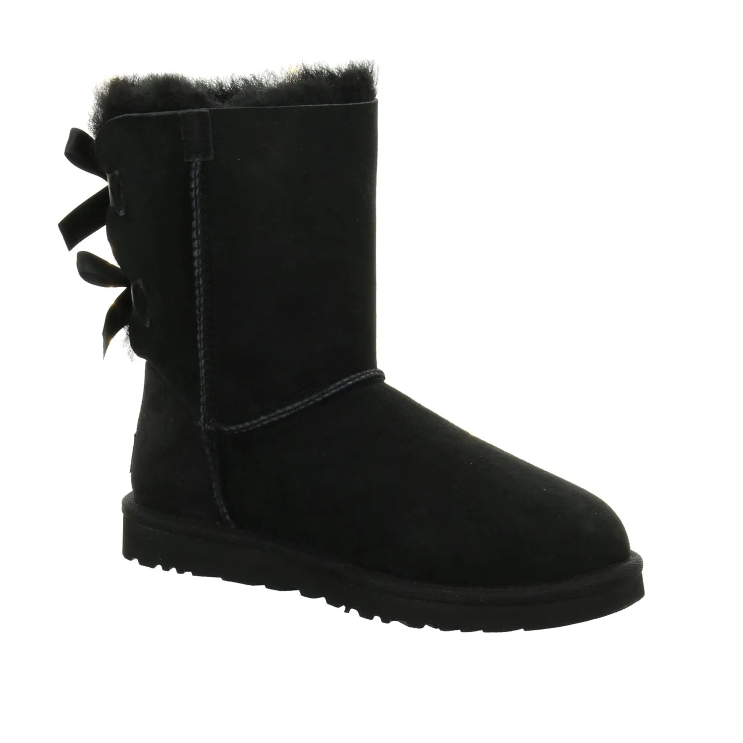 Women's Shoes UGG BAILEY BOW II Twinface Sheepskin Boots 1016225 BLACK