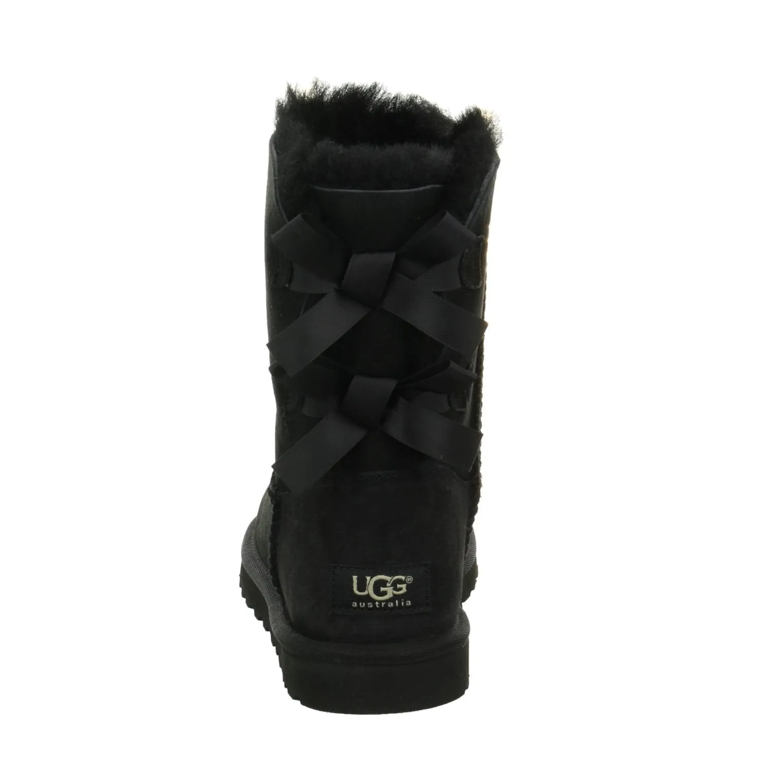 Women's Shoes UGG BAILEY BOW II Twinface Sheepskin Boots 1016225 BLACK