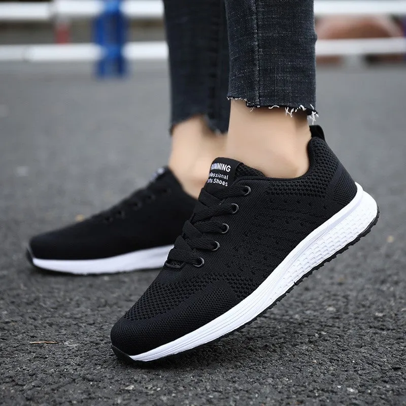 Women's simple breathable popular leisure platform sneakers