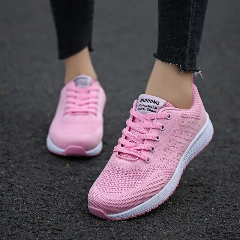 Women's simple breathable popular leisure platform sneakers