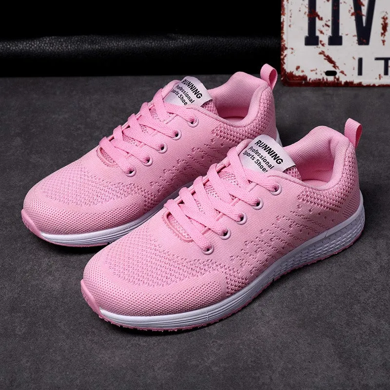 Women's simple breathable popular leisure platform sneakers