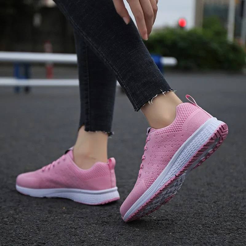 Women's simple breathable popular leisure platform sneakers