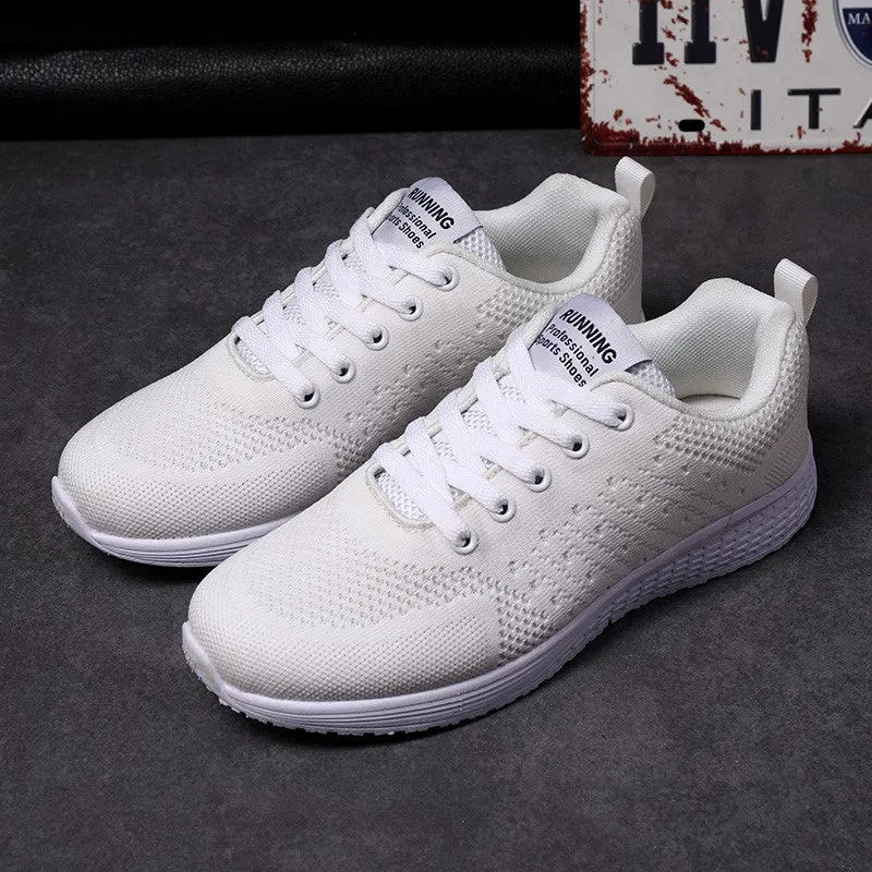 Women's simple breathable popular leisure platform sneakers