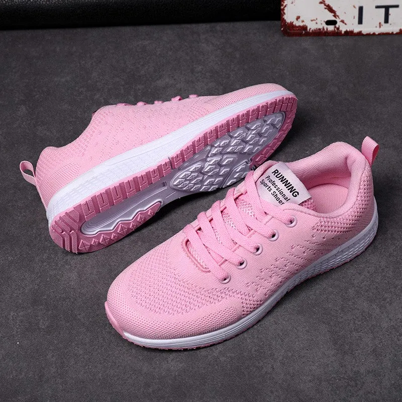 Women's simple breathable popular leisure platform sneakers