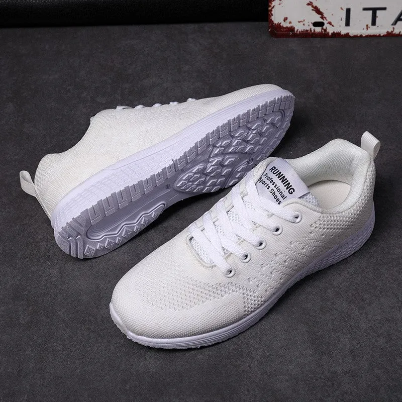 Women's simple breathable popular leisure platform sneakers