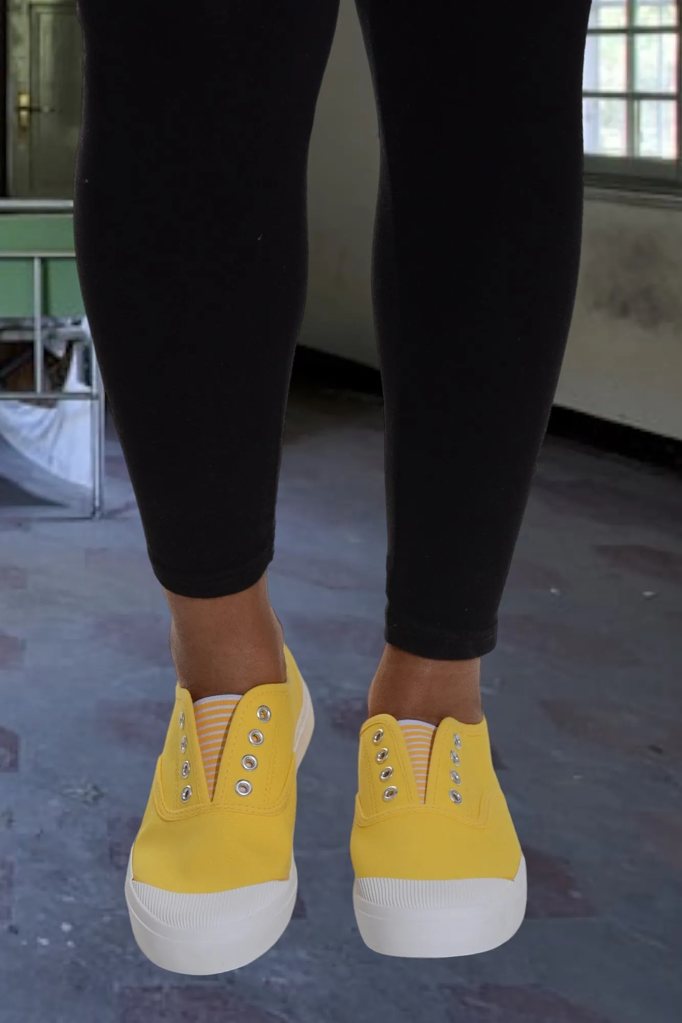 Yellow Slip On Sneaker