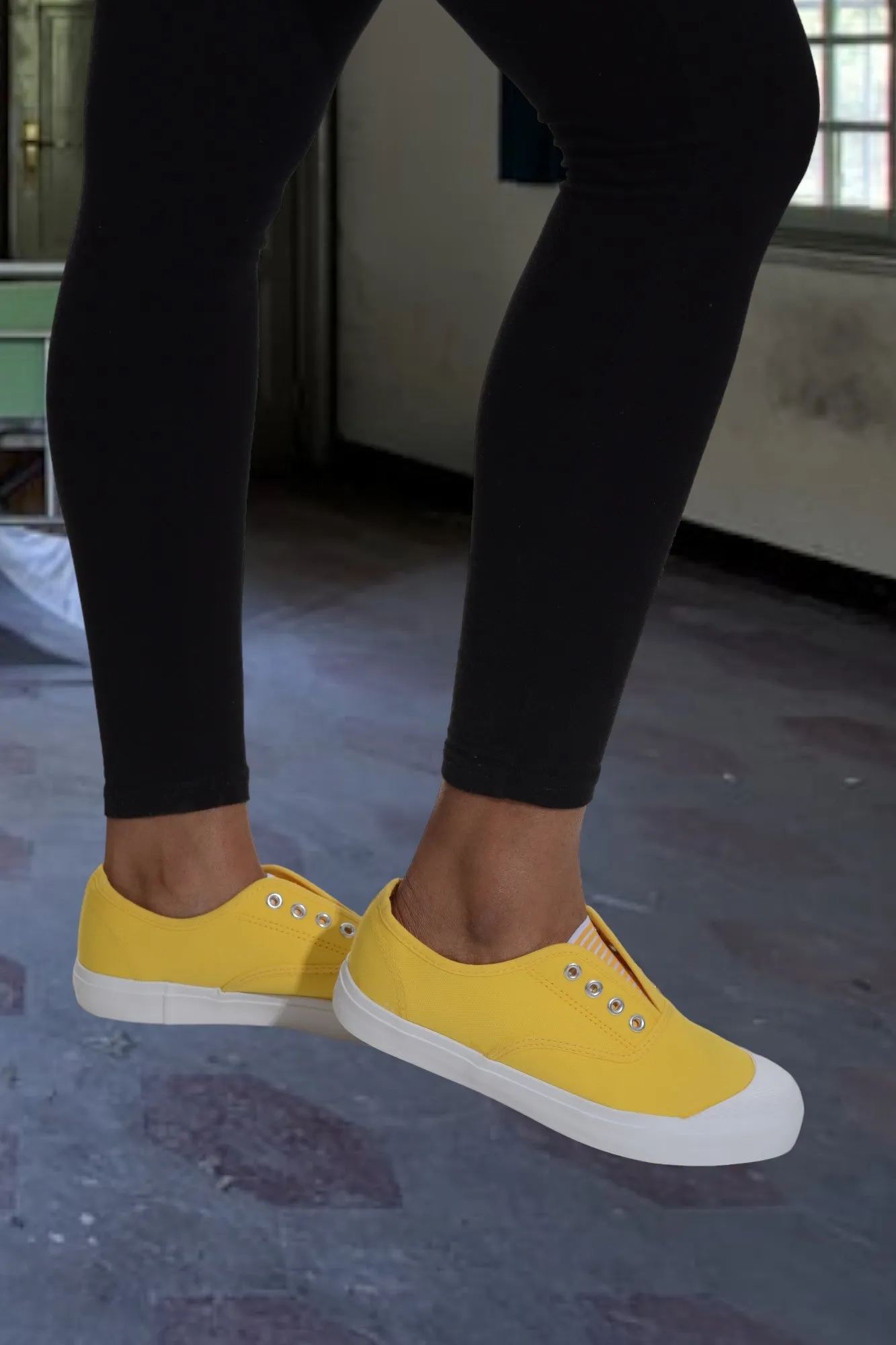 Yellow Slip On Sneaker