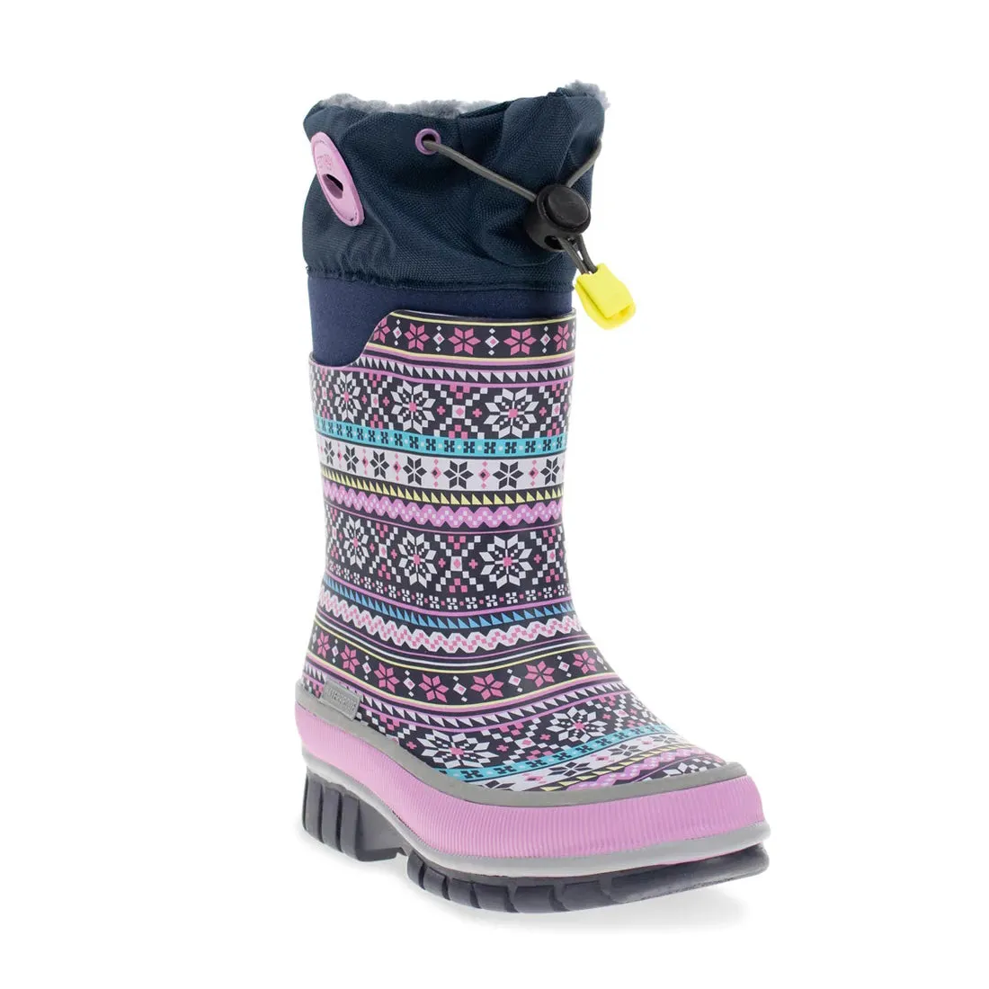 Youth Fair Isle Neoprene Snow Boots 24104417B