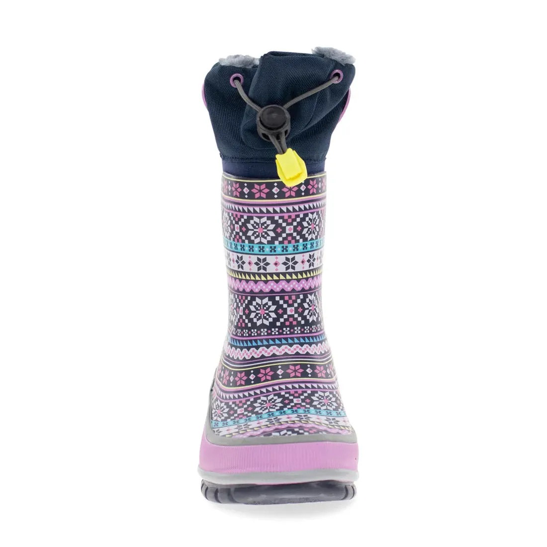 Youth Fair Isle Neoprene Snow Boots 24104417B